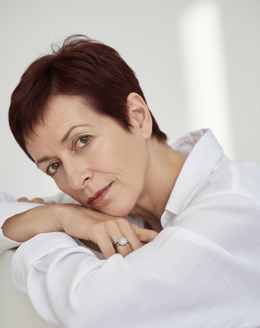 Majella O’Brien Gallant in a white shirt